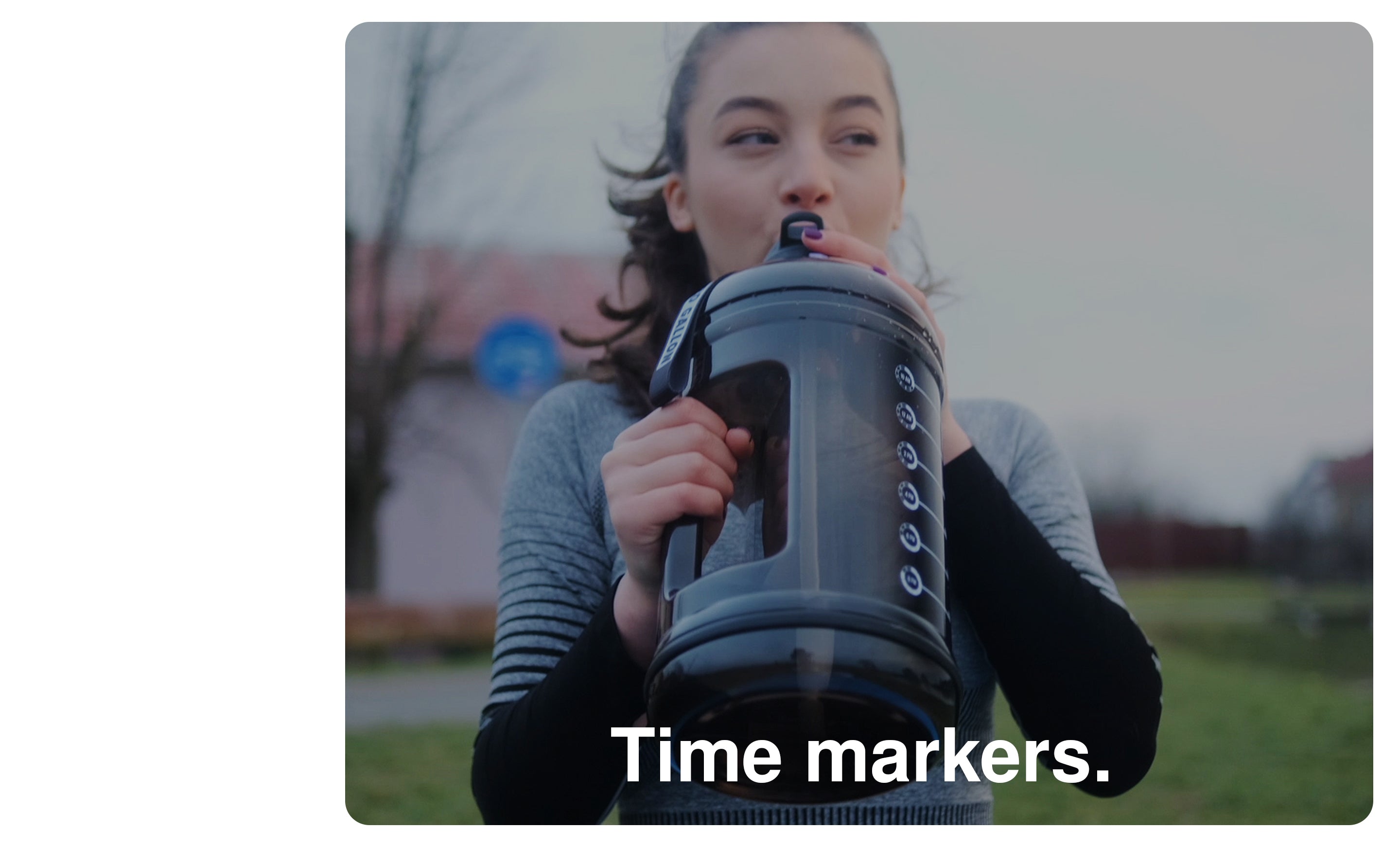 time markers hydro gallon 1 one gallon water bottle jug straw spout lid sleeve shoulder carrying strap pocket for phone keys motivational time markers insulated bpa free leakproof side handle