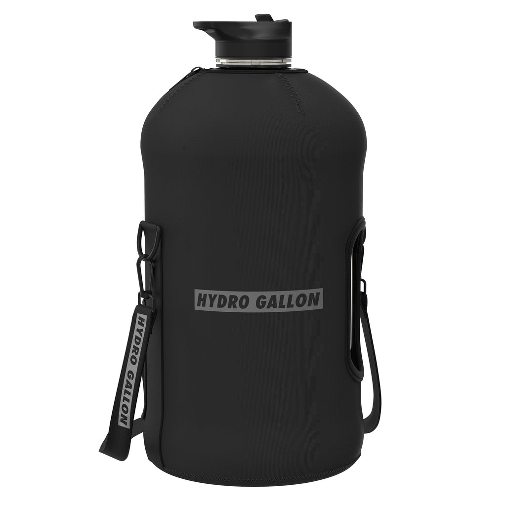 1 gallon water bottle with straw Premium One Gallon Water Bottle Jug with Sleeve